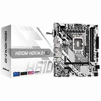 Placa Mãe Asrock H610M-HDV/M.2+ D5 Socket LGA 1700 / VGA / DDR5