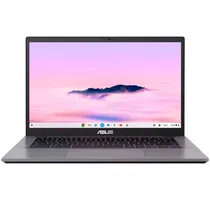 Notebook Asus Chromebook Plus CX34 CX3402CVA-I5128GR, Intel Core i5-1334U 1.30HZ (4.60GHZ), 8GB Ram, 128GB Ufs, Tela 14" Full HD (1920 X 1080), Chromeos, Inglês, Rock Cinza