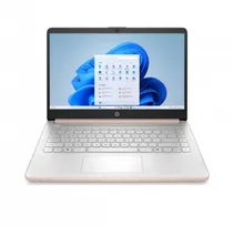 Notebook HP 14-DQ6105DX, Intel N150 3.60GHZ, 4GB Ram, 128GB Ufs, Tela 14" HD (1366 X 768), Windows 11 Home In s Mode, Inglês, Rose
