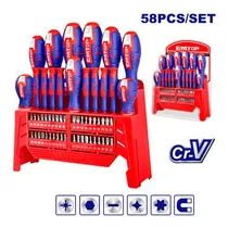 Jogo de Chaves de Fenda Emtop ESST5802 – 58 Peças