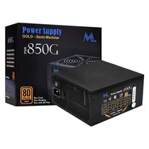 Fonte 850W Mtek PSR850A31 80P Gold Semimod *G