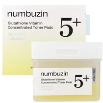 Almofadas Tônicas Numbuzin No.5 Glutathione Vitamin Concentrated de 70 Unidades