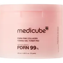Almofadas Tônicas Medicube PDRN Pink Collagen Toning Gel Toner - 120ML