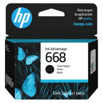 Cartucho de Tinta HP 668 7FP37VL - Preto
