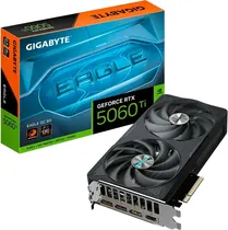 Placa de Vídeo Gigabyte RTX5060 Eagle Oc 8GB/GDDR7/2497MHZ/2FAN GV-N5060EAGLE OC-8GD 3GTA.BR-PY