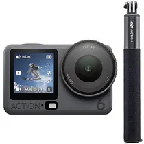 Câmera de Ação Dji Osmo Action 6 Adventure Combo AC006 8K - Preta