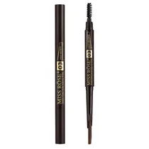 Lápis para Sobrancelhas Miss Rôse Double-Ended Blade Eyebrow 7101-007M03 - com Pente - 03 Deep Brown - 0.2GR