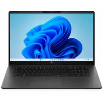 Notebook HP Omnibook 3 Ai 17-DG0117DX, Intel Core Ultra 7 255U 1.70HZ (5.20GHZ),  Ai Boost 12 Npu Tops, 16GB Ram, 1TB SSD, Tela 17.3" Full HD (1920 X 1080) Ips, Windows 11 Home Copilot+ PC, Inglês, Preto
