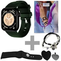 Relógio G-Tide Elegance com Bluetooth - Preto/Verde + Pulseira