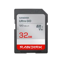 Cartão de Memória SD Sandisk Ultra Go 120 MB/s Uhs-I 32 GB (SDSDUGN-032G-GN6IN)