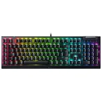 Teclado Gamer Mecânico Razer Blackwidow V4 X USB / RGB / Yellow / Espanhol - Preto (RZ03-04702800-R311)