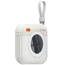 Cargador Portátil Wireless G-Tide Multi X1 10.000 Mah 2 Saídas USB-C e Lightning – Branco/Bege