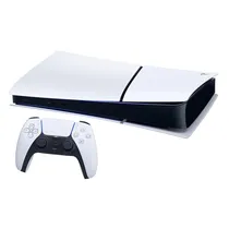 Console Sony Playstation 5 de 1TB SSD CFI-2000B01 Slim (Digital) - Branco/Preto (Japonês)(Caixa Feia)