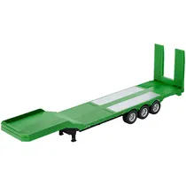 Semirreboque Prancha Hui Na Toys No° 1502 - 1/18 - 6 Rodas - Verde