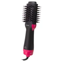 Escova Secadora Tucano TC-650 / 3 Temperaturas / 1200W / 220V ~ 50/ 60HZ - Preto/ Rosa