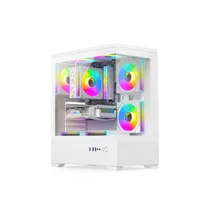 Gabinete Gamer FTX PCC-G9WH Vidrio Temp 3FAN ATX/Matx