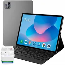 Tablet Mox MO-TP1082 Dual Sim 512GB/8GB Ram de 10.1" 13MP/8MP - Cinza + Teclado Português + Funda