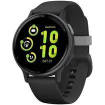 RelóGio Garmin Vivoactive 5 010-02862 com GPS Wi-Fi - Preto
