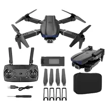Drone Optical Flow E99 Hovering com 2 Baterias / Dual Camera / 360° / com Controle Remoto - Preto
