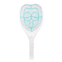 Raquete Elétrica Mata-Mosquitos Recarregável Azul
