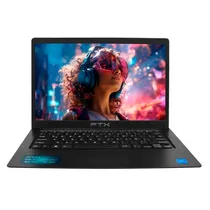 Notebook FTX N14-C2564ES, Intel Celeron N4020 1.10HZ (2.80GHZ), 4GB Ram, 256GB SSD, Tela 14" HD (1366 X 768), Windows 11 Home, Ethernet(RJ45), Inglês, Preto + Capa