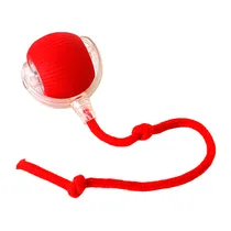 Brinquedo Interativo Automatico para Gato P02 Balao LED / 2 Velocidades / Recarregavel - Vermelho