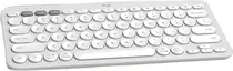 Teclado Wireless BT Logitech K380S Pebble Keys 2 White 920-011784