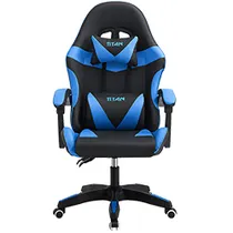 Cadeira Gamer Empoli EM-G02 - Titan Preto / Azul (HESX0124)