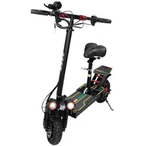 Patinete Eletrico Keen S10 500W com Assento 40KM/H 10"" - Preto