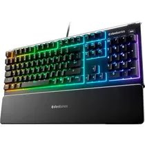 Teclado Gamer Steelseries Apex 3 RGB USB-C - Preto (Inglês)