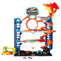 Car Hot Wheels Play Set Garage City Ultimate Dragon HKX48
