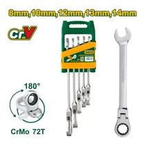 Jogo de Chaves Catraca Flexíveis Jadever JDSP5205 – 5 Peças