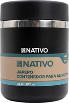 Contenedor Termico p/Comida Nativo Japepo- 828ML - Negro