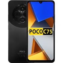 Celular Xiaomi Poco C75 Dual Chip 256GB 8G Dubai Negro