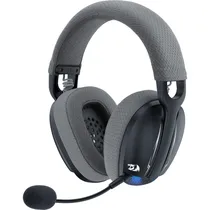 Fone de Ouvido Gamer Redragon Skuld Pro H878BG Sem Fio - Preto Cinza
