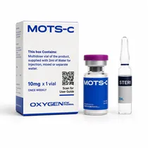 Peptideo Mots-C 10MG Oxygenkw (1 Vial + Agua 2ML) (Atacado)