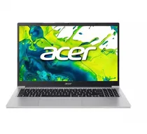 Notebook Acer Aspire Lite AL15-33P-3382, Intel Core i3-N355 1.90HZ (3.90GHZ), 8GB Ram, 512GB SSD, Tela 15.6" Full HD (1920 X 1080), Windows 11 Home, Espanhol, Prata