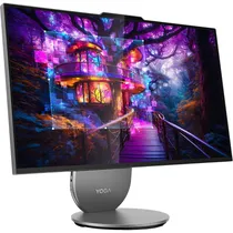 Desktop All In One Lenovo Yoga Aio 27IAH10 F0J20012US 27" Intel Core Ultra 7 255H 16 GB LPDDR5X 1 TB SSD - Luna Cinza