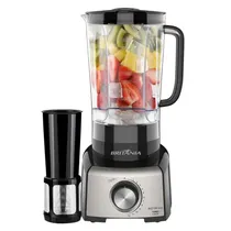 Britania Licuadora BLQ1380 3L Inox 1200W/12VEL/220V 60HZ Plata/Negro