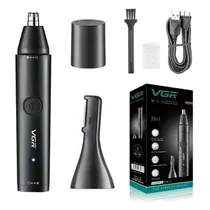 Aparador de Pelos VGR V-613 2 Em 1 para Nariz e Orelhas