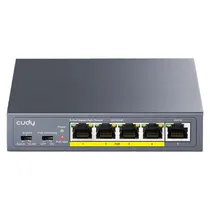 Switch Cudy GS105P 5P Gigabit 4 Poe+ Watchdog 36 W