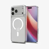 Spigen Capa iPhone 17 Pro Max Crystal Flex Magfit Clear ACS09598 White