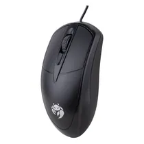 Mouse Krab KBMO10 - com Fio - 1200 Dpi - 3 Botões - Preto