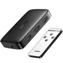 Interruptor HDMI Ugreen CM332 3 Em 1 4K 80125 - Preto