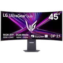 Monitor Gamer Curvo Oled LG 45" 45GX905A-B 5K2K 165HZ / 330HZ