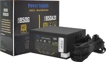 Fonte Mtek PSR850A31 850W 80+ Gold Semi Modular 24PIN Fan 12CM PCI-Exp 5.1 ATX 3.1