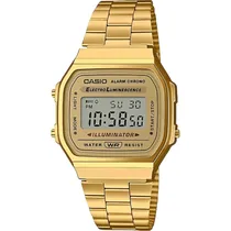 Relógio Casio Vintage A168WG-9WDF Digital Unissex - Dourado