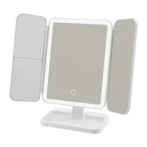 Espelho para Maquiagem Satellite Branco com LED A-M15