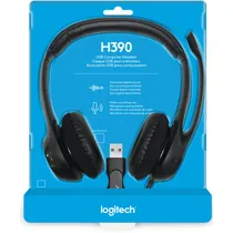 Auricular Logitech H390 Confort Black
