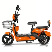 Motocicleta Eletrica Sonaki SK-500 / 500W / 48V / 32KM/ H - Laranja